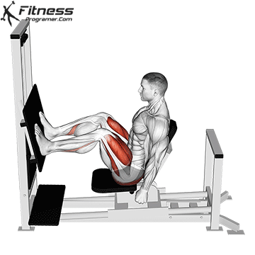 Leg Press hareket gösterimi